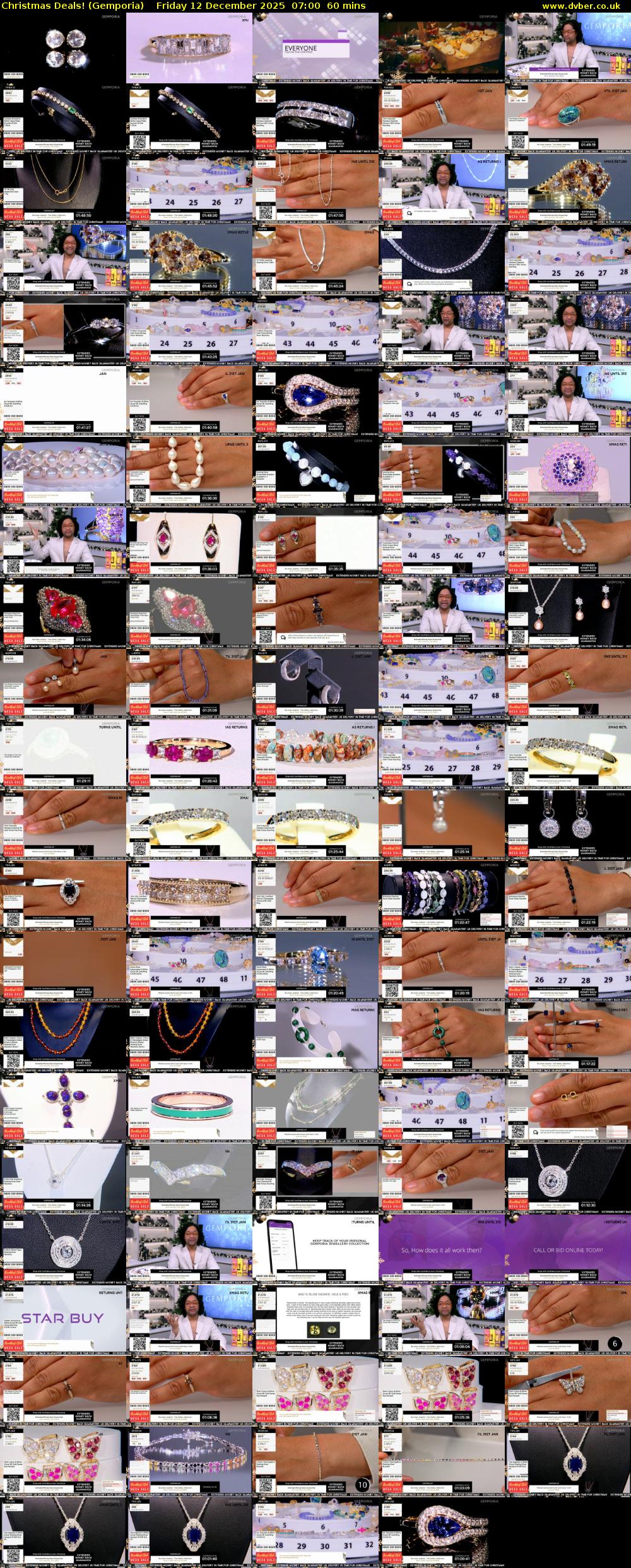 Christmas Deals! (Gemporia) Friday 12 December 2025 07:00 - 08:00