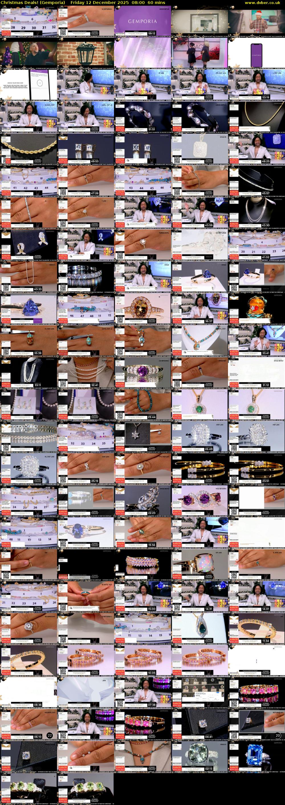 Christmas Deals! (Gemporia) Friday 12 December 2025 08:00 - 09:00