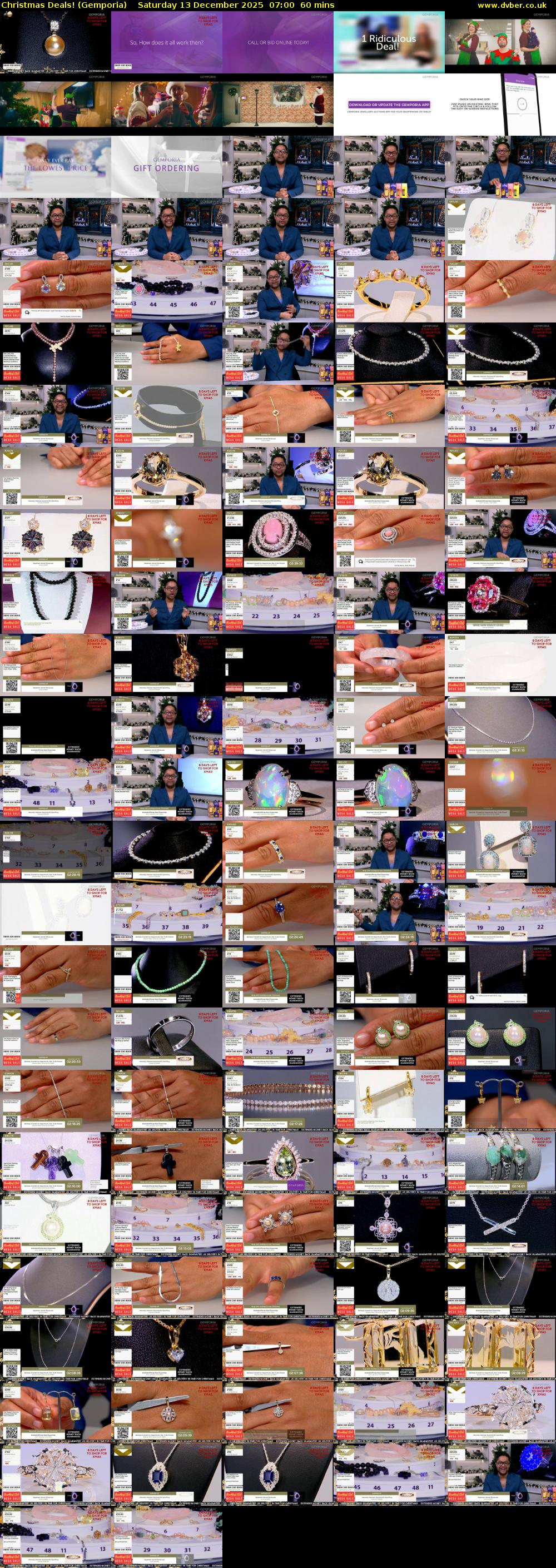 Christmas Deals! (Gemporia) Saturday 13 December 2025 07:00 - 08:00