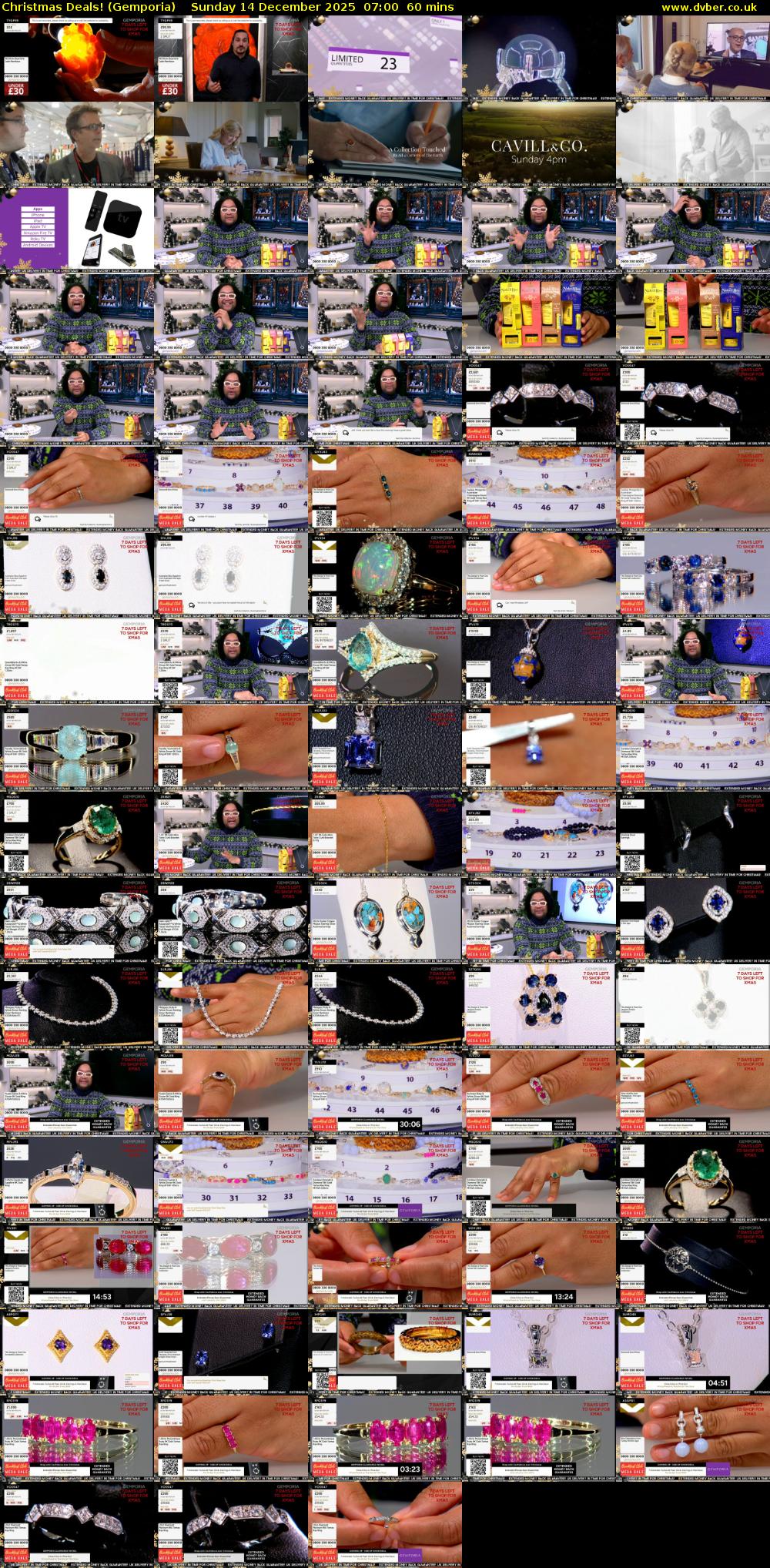 Christmas Deals! (Gemporia) Sunday 14 December 2025 07:00 - 08:00