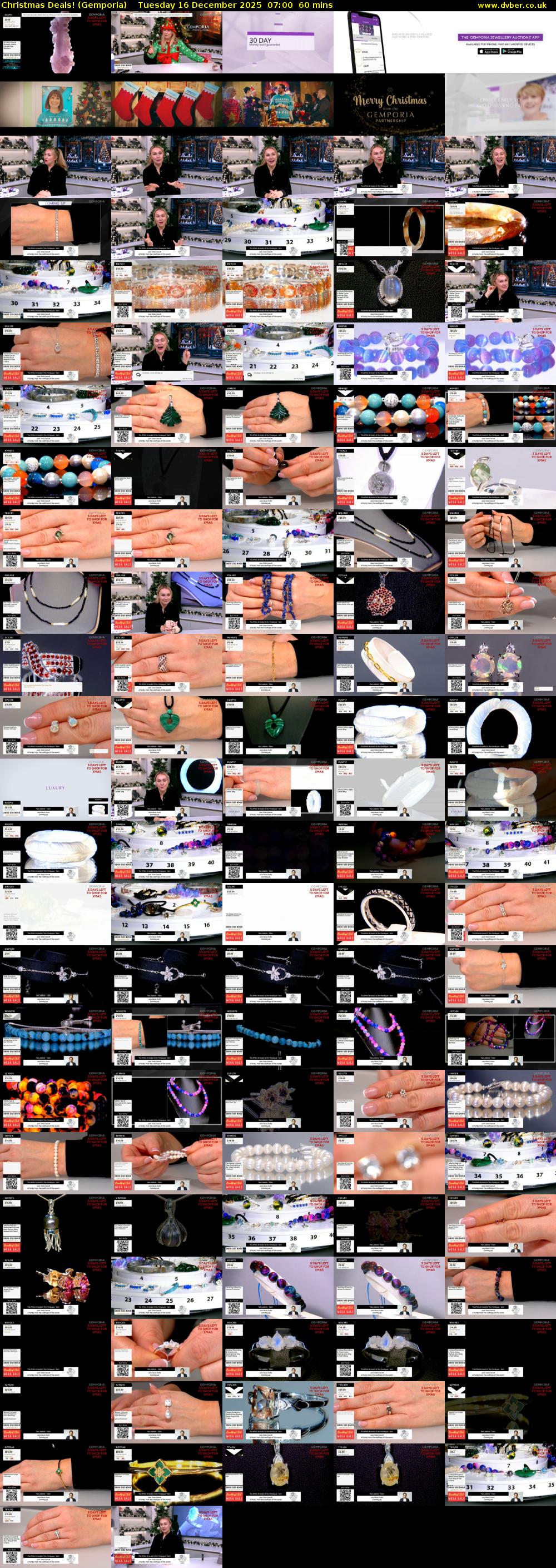 Christmas Deals! (Gemporia) Tuesday 16 December 2025 07:00 - 08:00