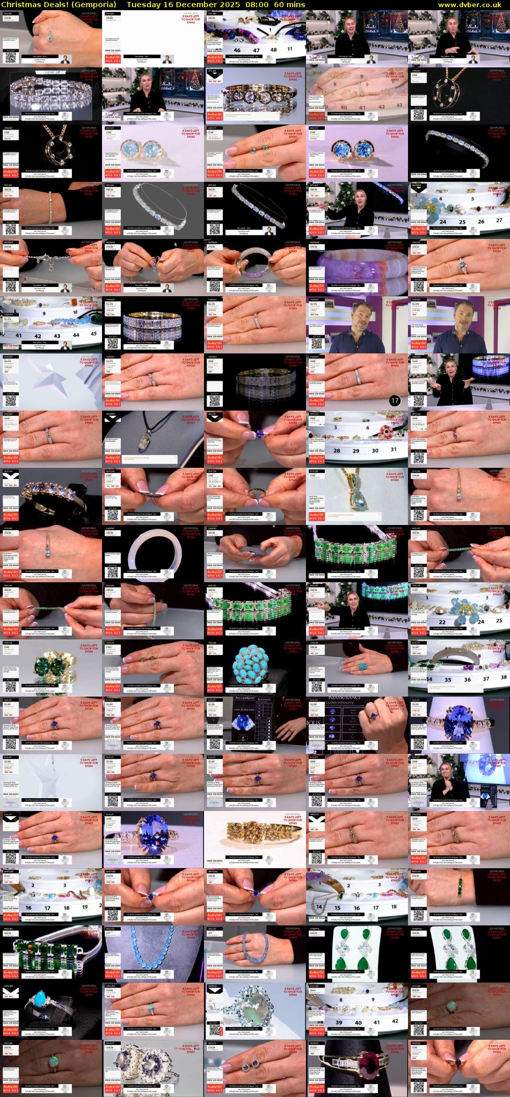 Christmas Deals! (Gemporia) Tuesday 16 December 2025 08:00 - 09:00