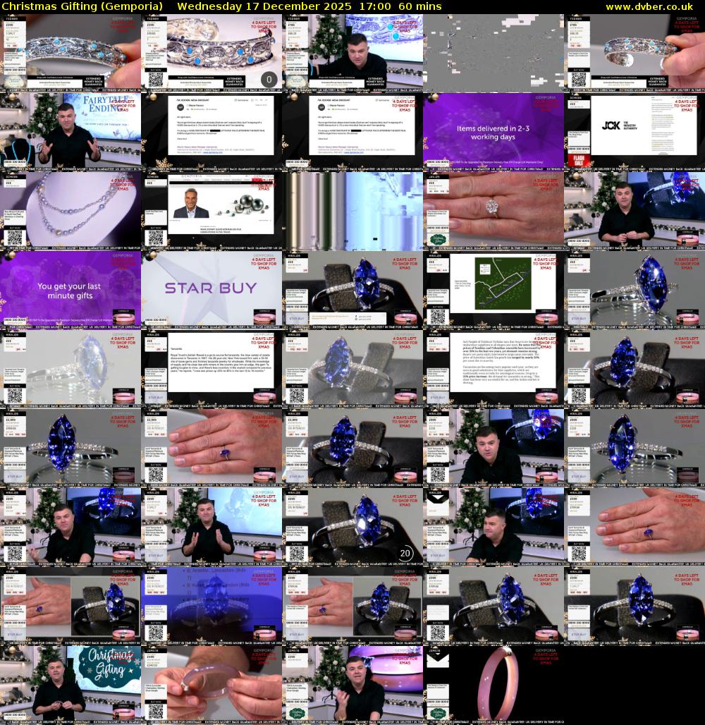 Christmas Gifting (Gemporia) Wednesday 17 December 2025 17:00 - 18:00