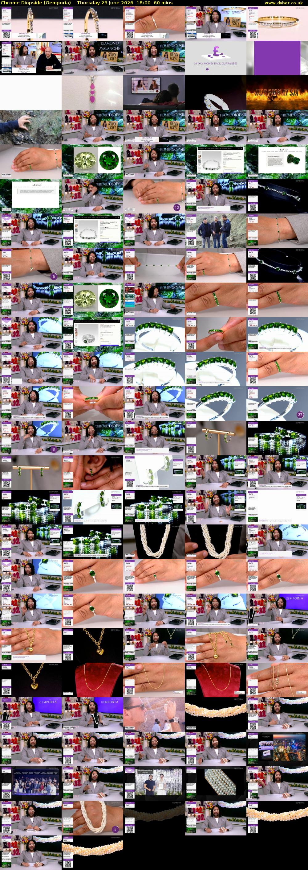 Chrome Diopside (Gemporia) Thursday 25 June 2026 18:00 - 19:00