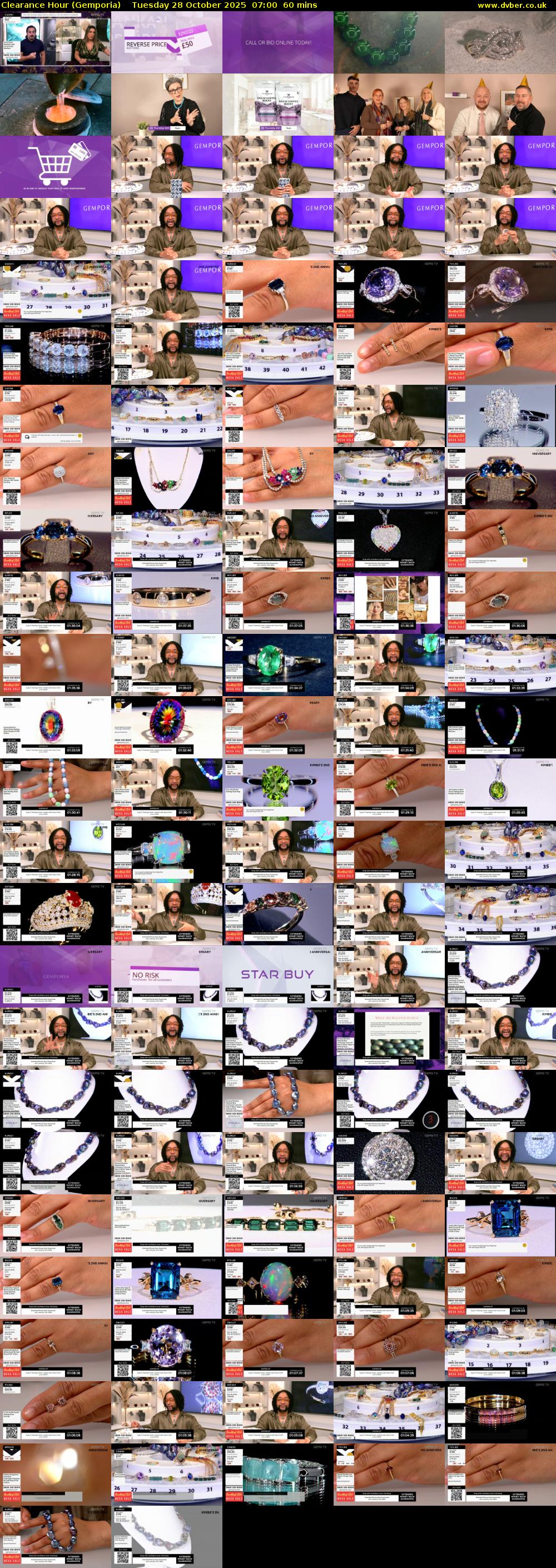 Clearance Hour (Gemporia) Tuesday 28 October 2025 07:00 - 08:00