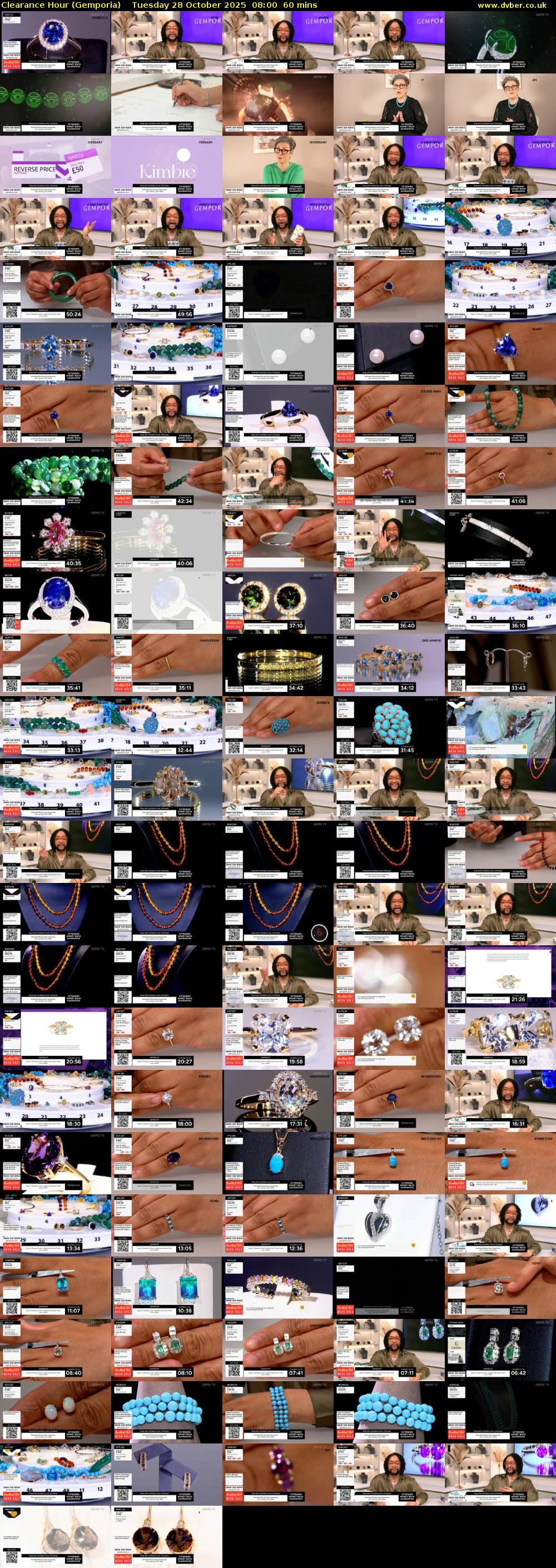 Clearance Hour (Gemporia) Tuesday 28 October 2025 08:00 - 09:00