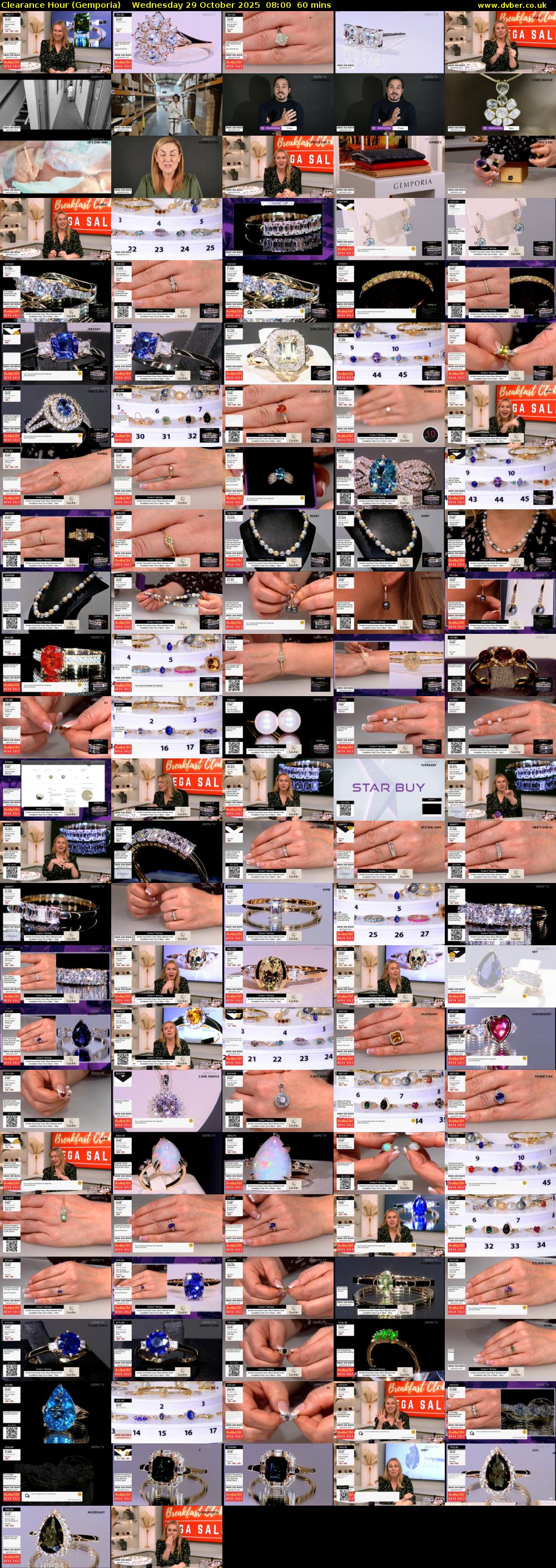 Clearance Hour (Gemporia) Wednesday 29 October 2025 08:00 - 09:00