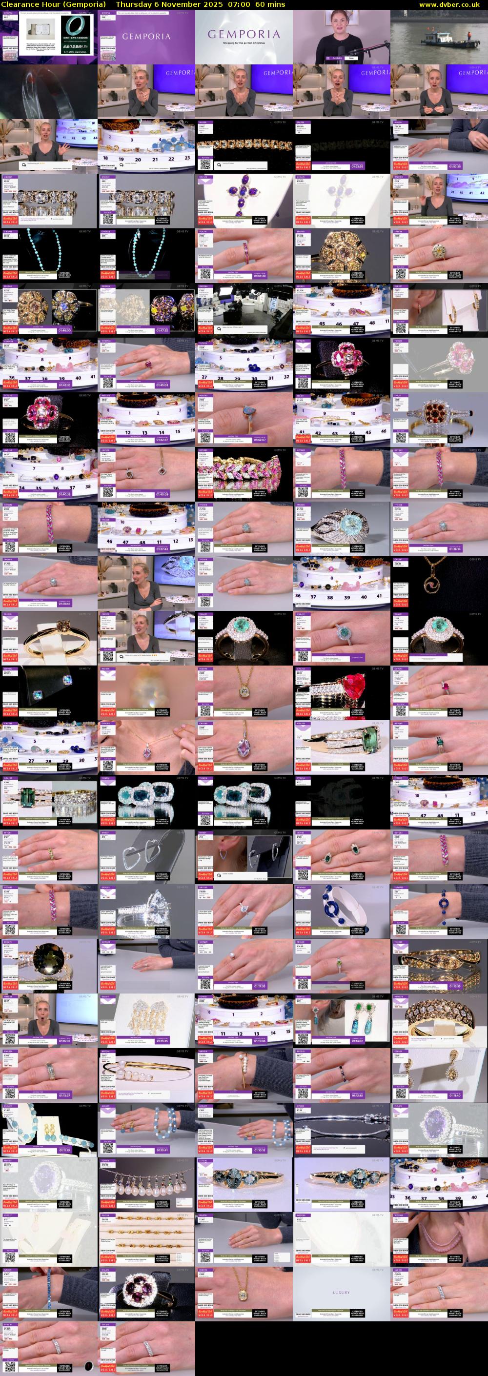 Clearance Hour (Gemporia) Thursday 6 November 2025 07:00 - 08:00