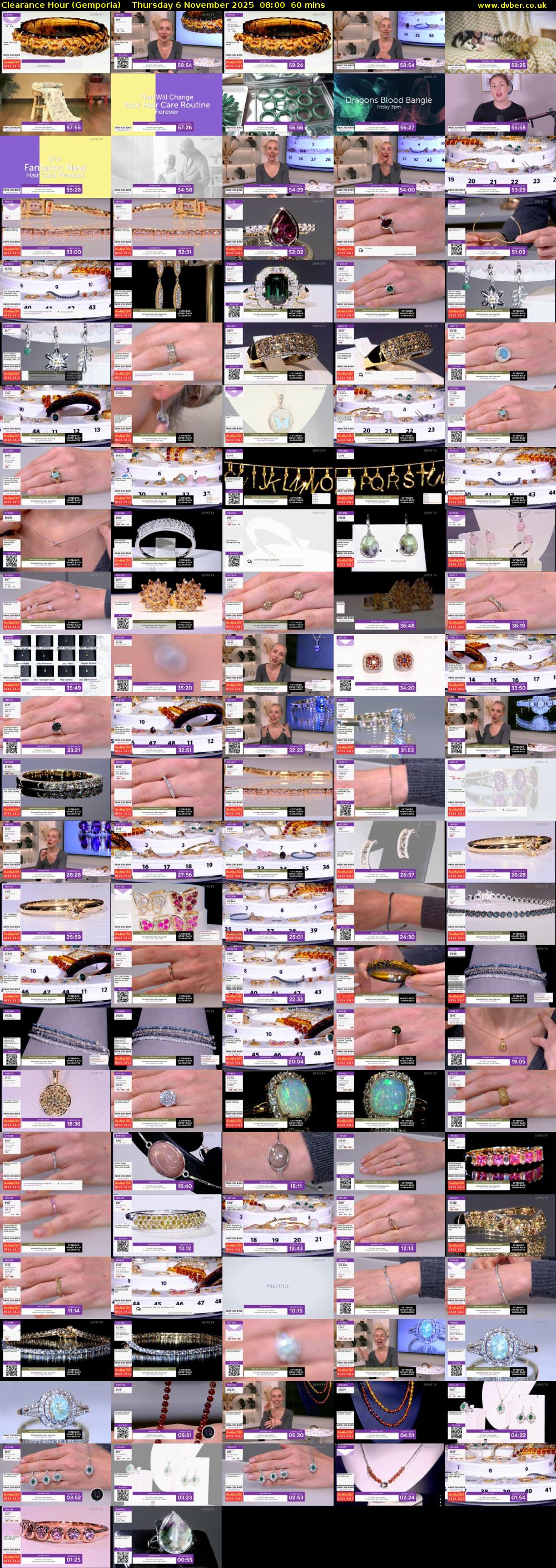 Clearance Hour (Gemporia) Thursday 6 November 2025 08:00 - 09:00