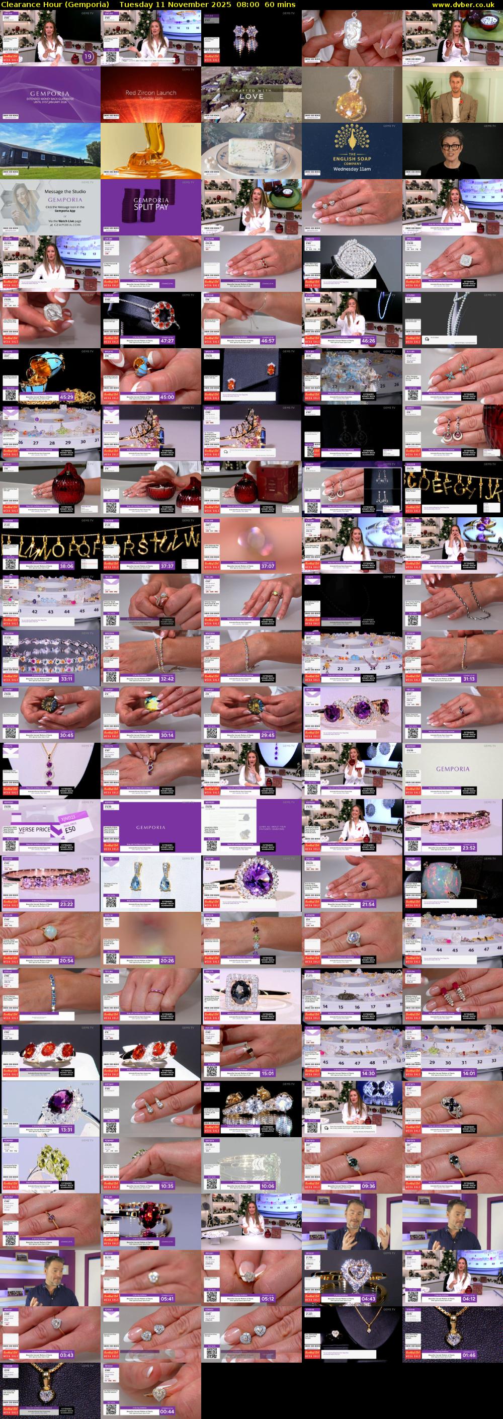 Clearance Hour (Gemporia) Tuesday 11 November 2025 08:00 - 09:00