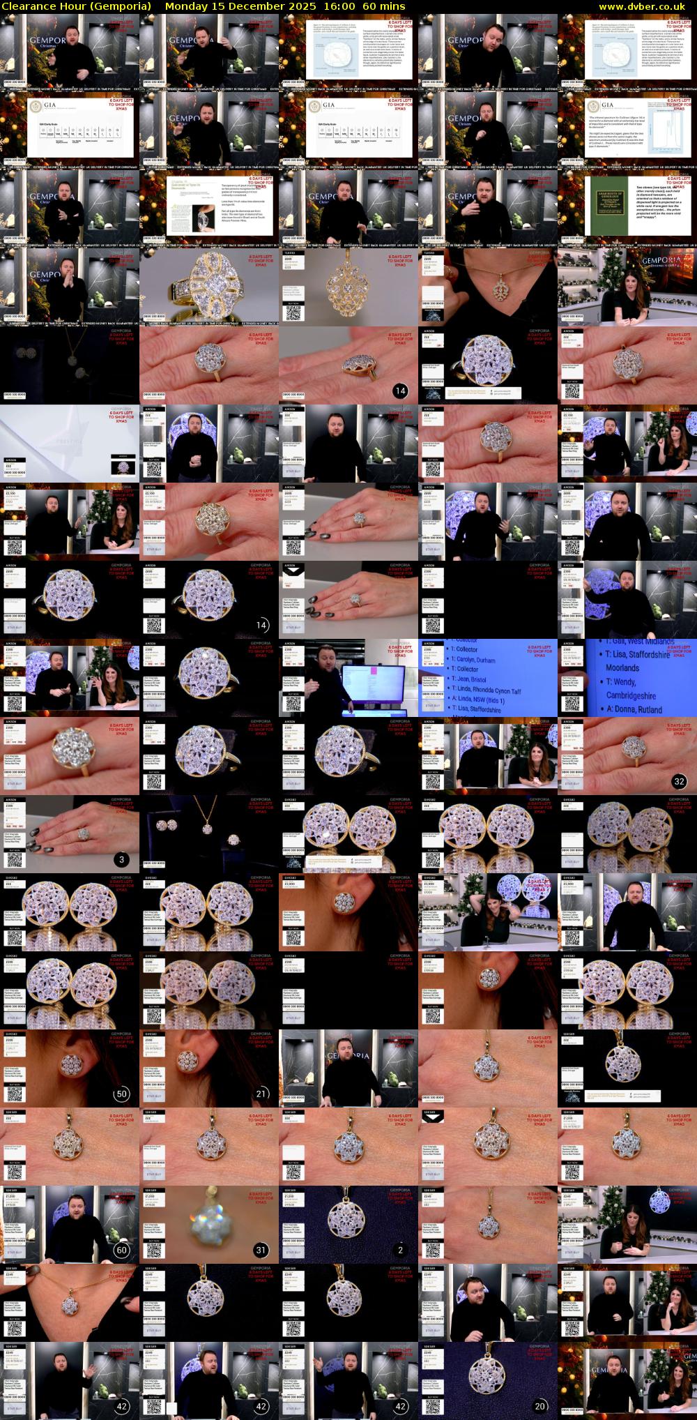 Clearance Hour (Gemporia) Monday 15 December 2025 16:00 - 17:00