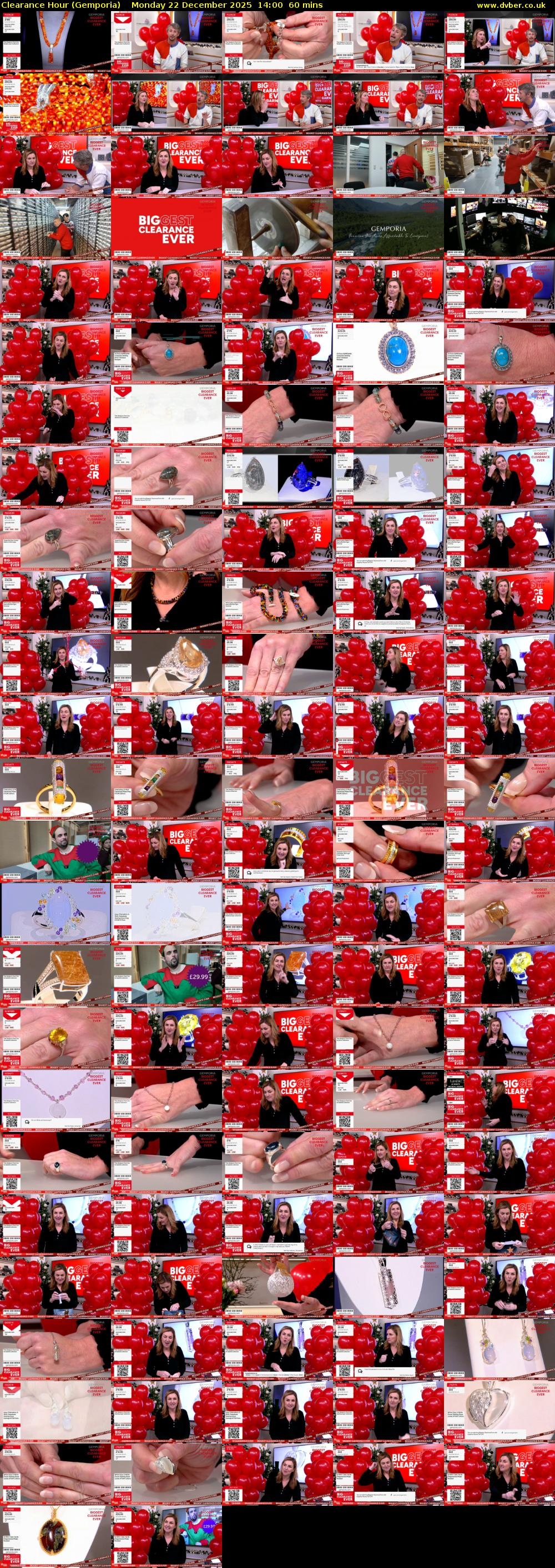 Clearance Hour (Gemporia) Monday 22 December 2025 14:00 - 15:00