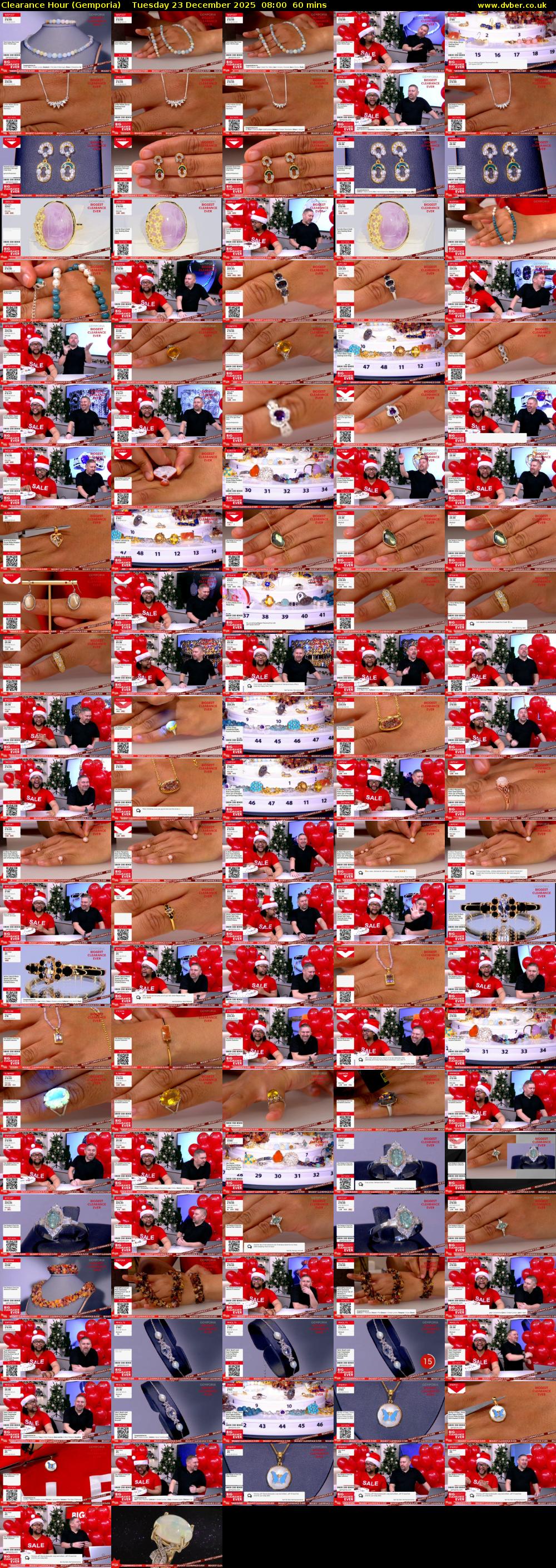 Clearance Hour (Gemporia) Tuesday 23 December 2025 08:00 - 09:00