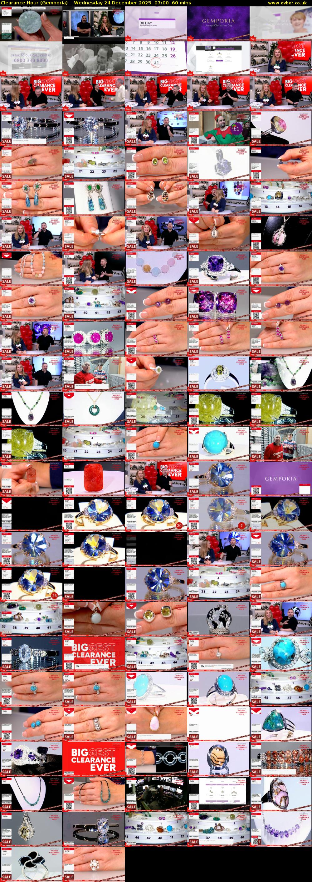 Clearance Hour (Gemporia) Wednesday 24 December 2025 07:00 - 08:00