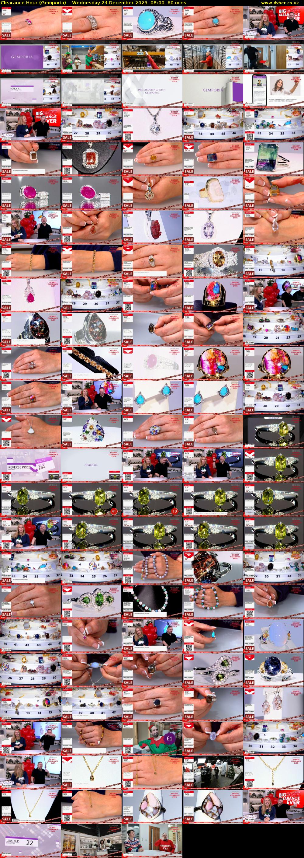 Clearance Hour (Gemporia) Wednesday 24 December 2025 08:00 - 09:00