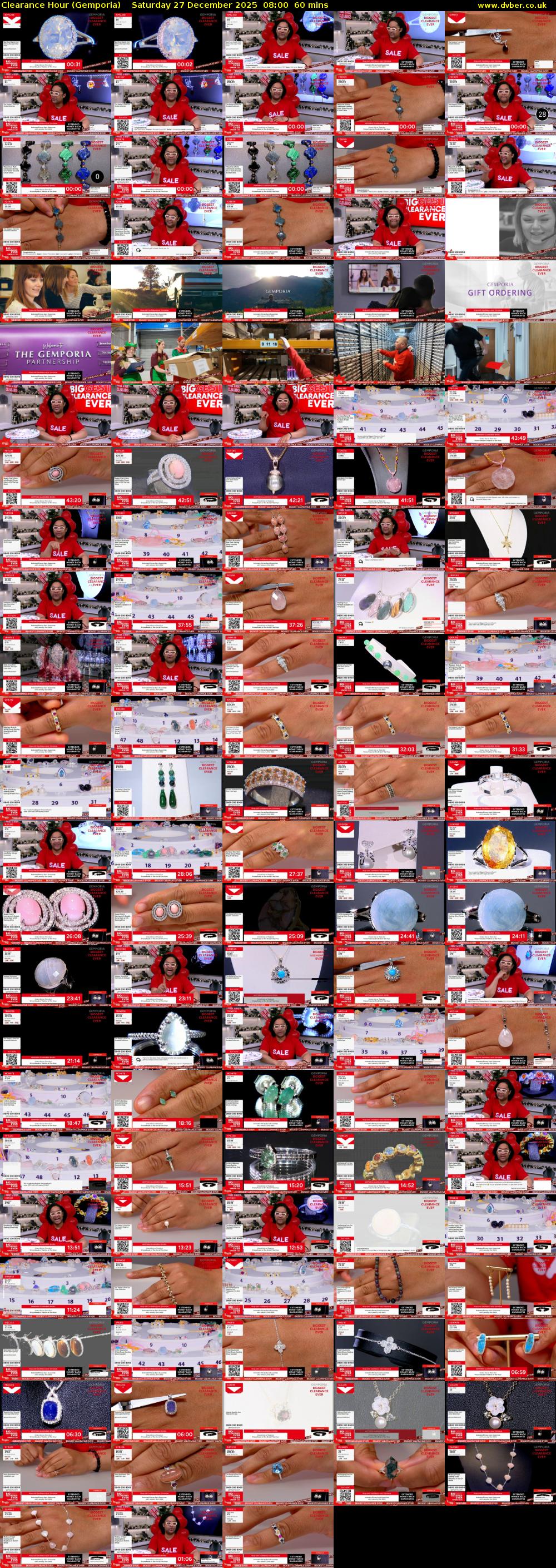 Clearance Hour (Gemporia) Saturday 27 December 2025 08:00 - 09:00