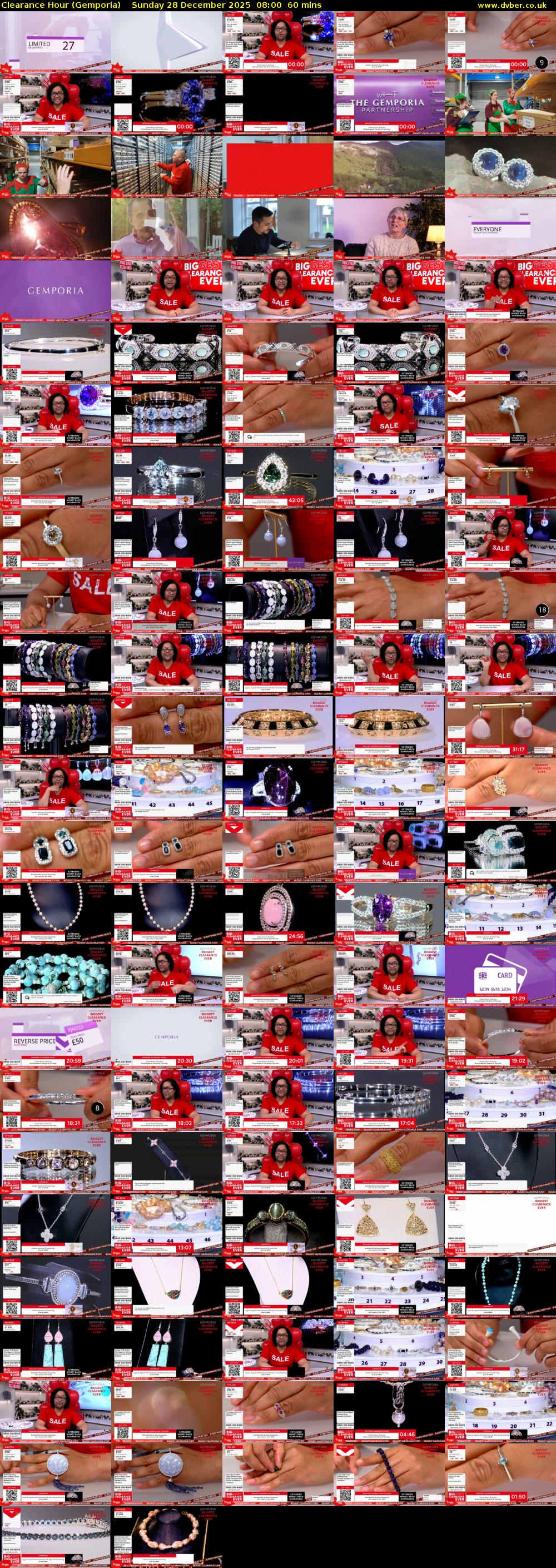Clearance Hour (Gemporia) Sunday 28 December 2025 08:00 - 09:00