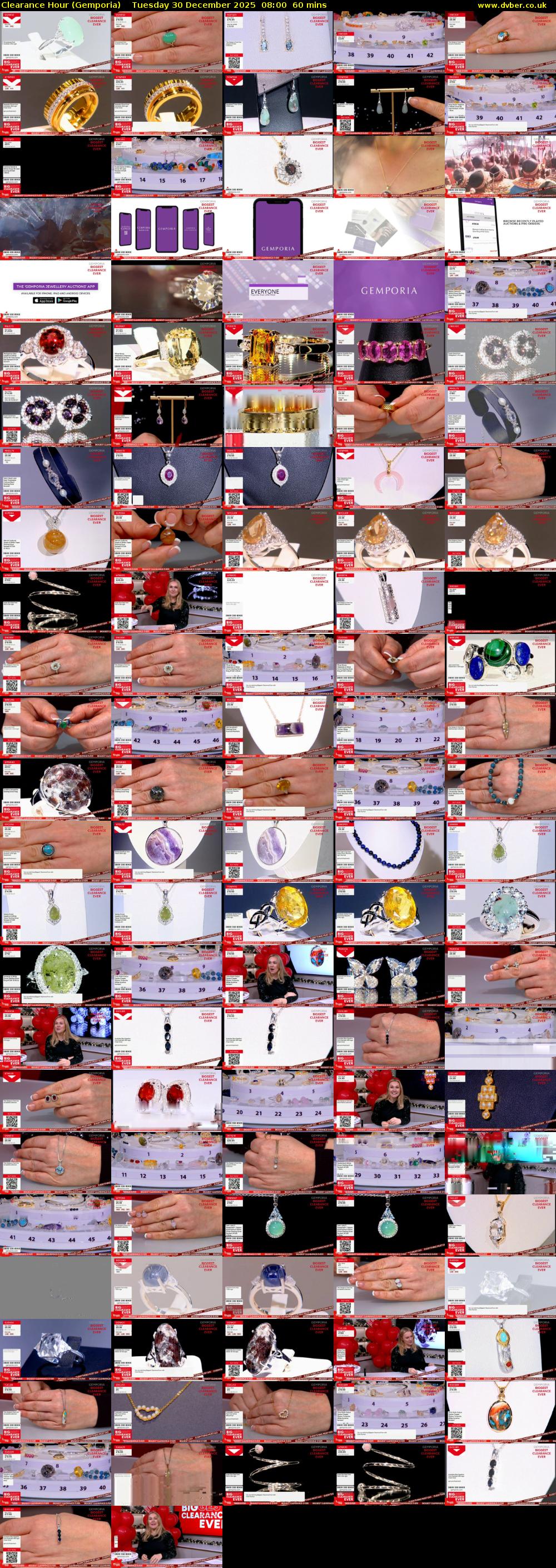 Clearance Hour (Gemporia) Tuesday 30 December 2025 08:00 - 09:00