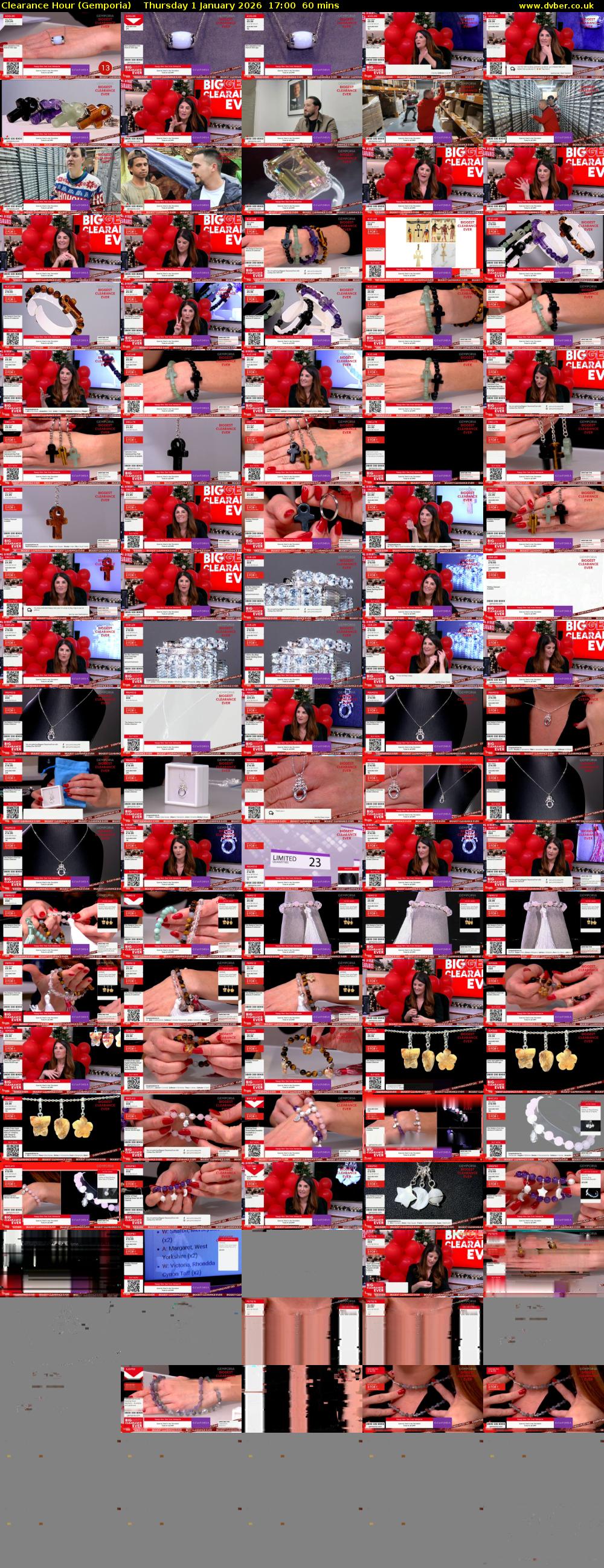 Clearance Hour (Gemporia) Thursday 1 January 2026 17:00 - 18:00