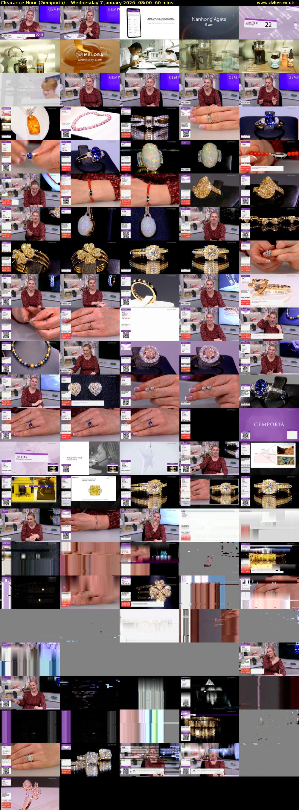 Clearance Hour (Gemporia) Wednesday 7 January 2026 08:00 - 09:00