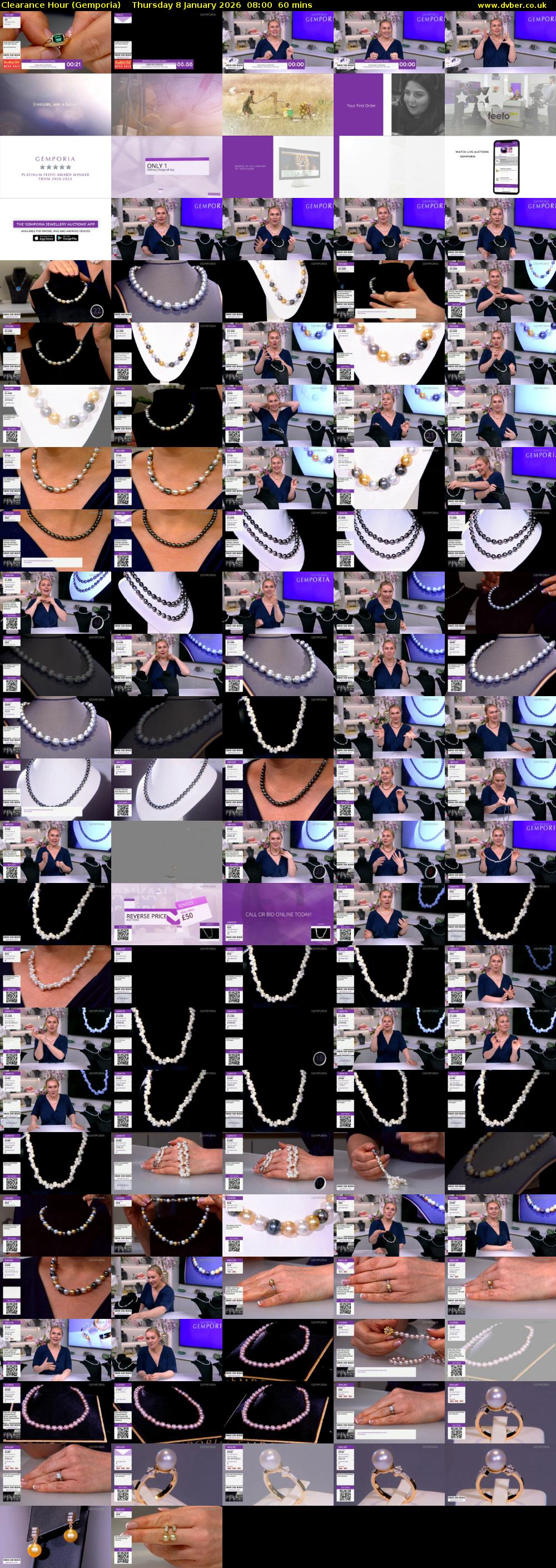 Clearance Hour (Gemporia) Thursday 8 January 2026 08:00 - 09:00