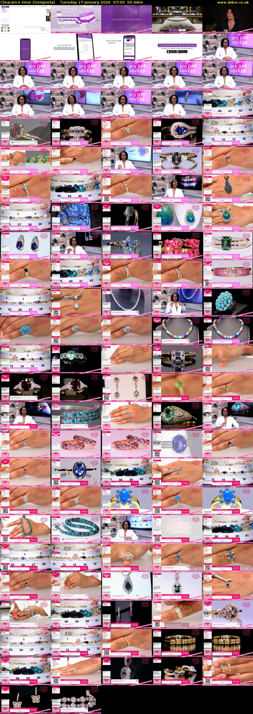 Clearance Hour (Gemporia) Tuesday 27 January 2026 07:00 - 08:00