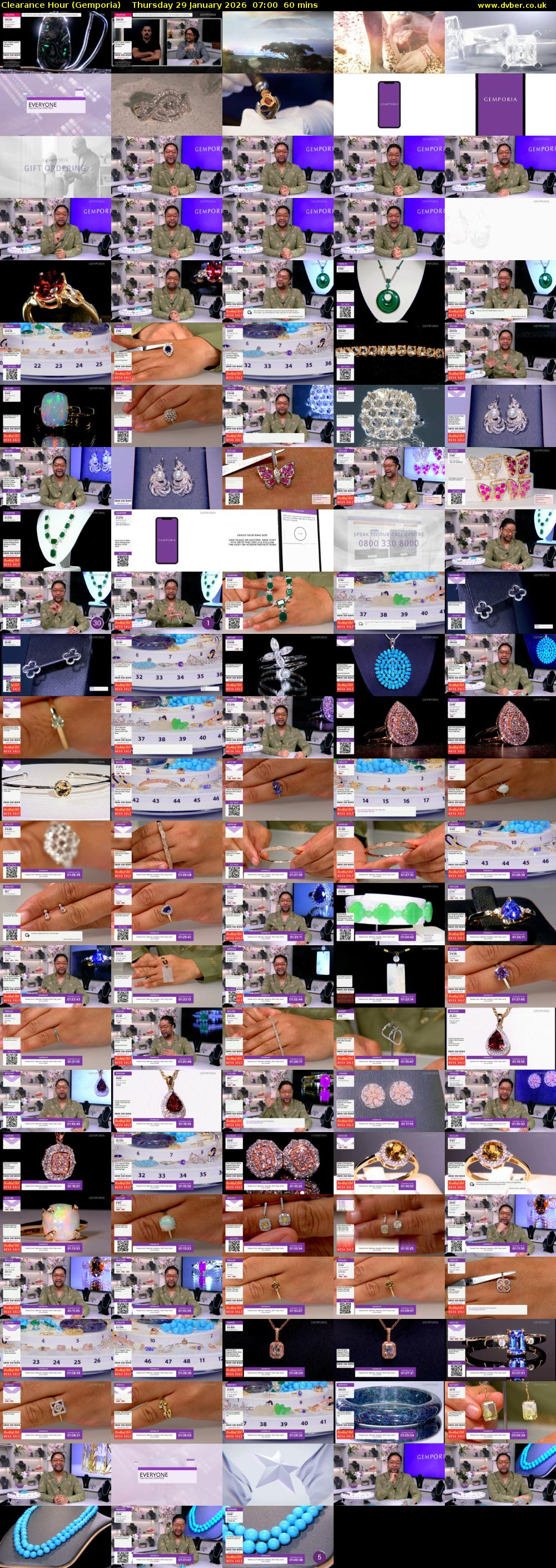 Clearance Hour (Gemporia) Thursday 29 January 2026 07:00 - 08:00