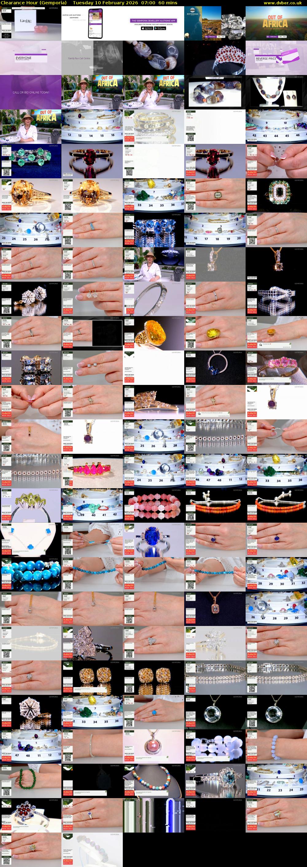 Clearance Hour (Gemporia) Tuesday 10 February 2026 07:00 - 08:00