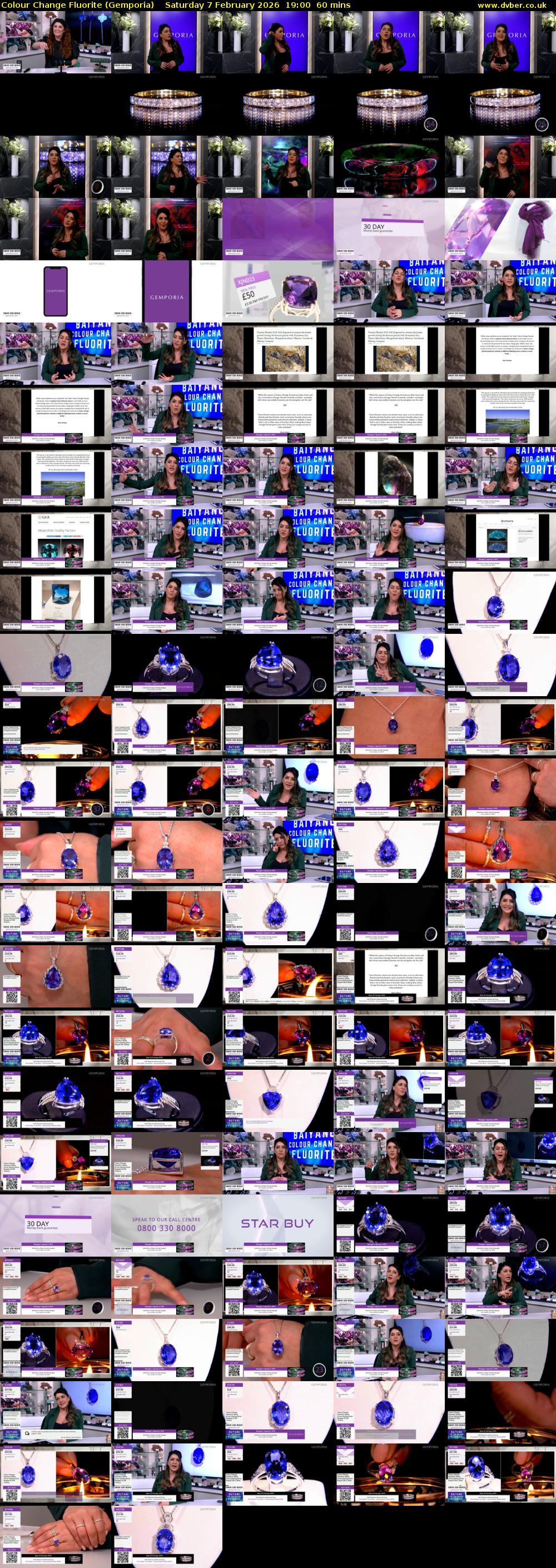 Colour Change Fluorite (Gemporia) Saturday 7 February 2026 19:00 - 20:00