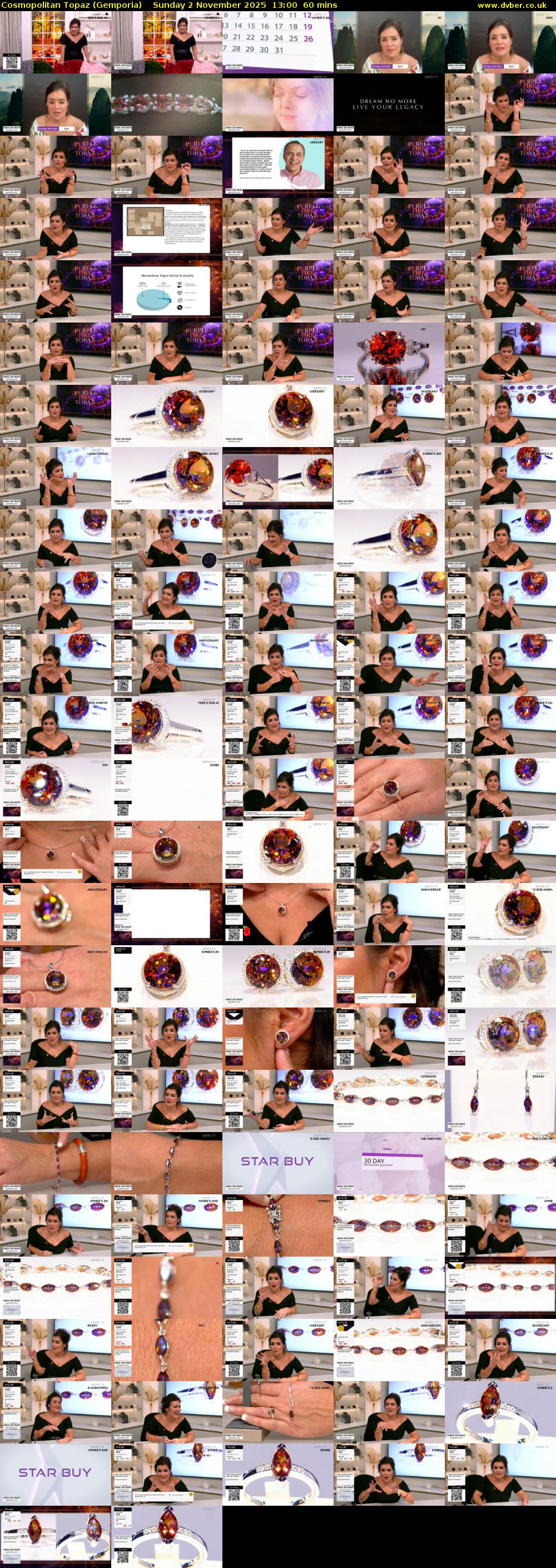 Cosmopolitan Topaz (Gemporia) Sunday 2 November 2025 13:00 - 14:00