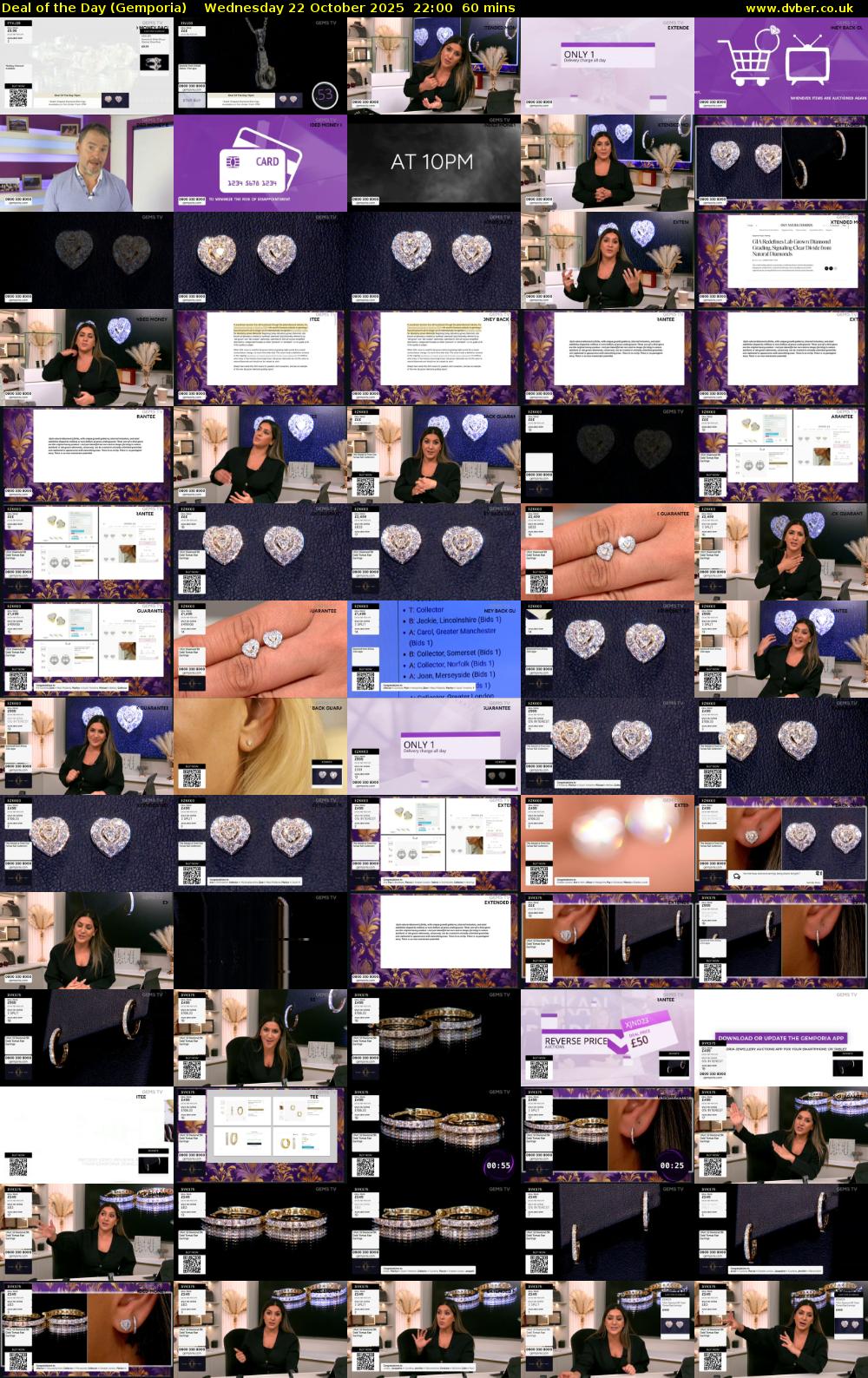 Deal of the Day (Gemporia) Wednesday 22 October 2025 22:00 - 23:00