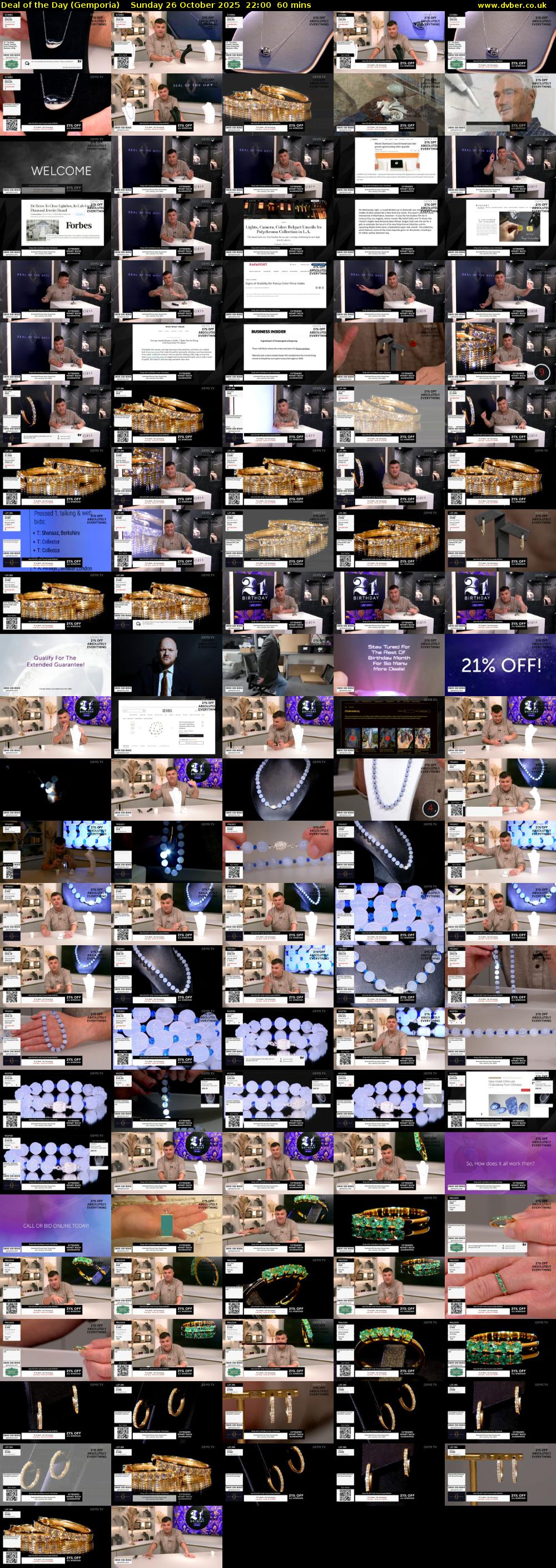 Deal of the Day (Gemporia) Sunday 26 October 2025 22:00 - 23:00