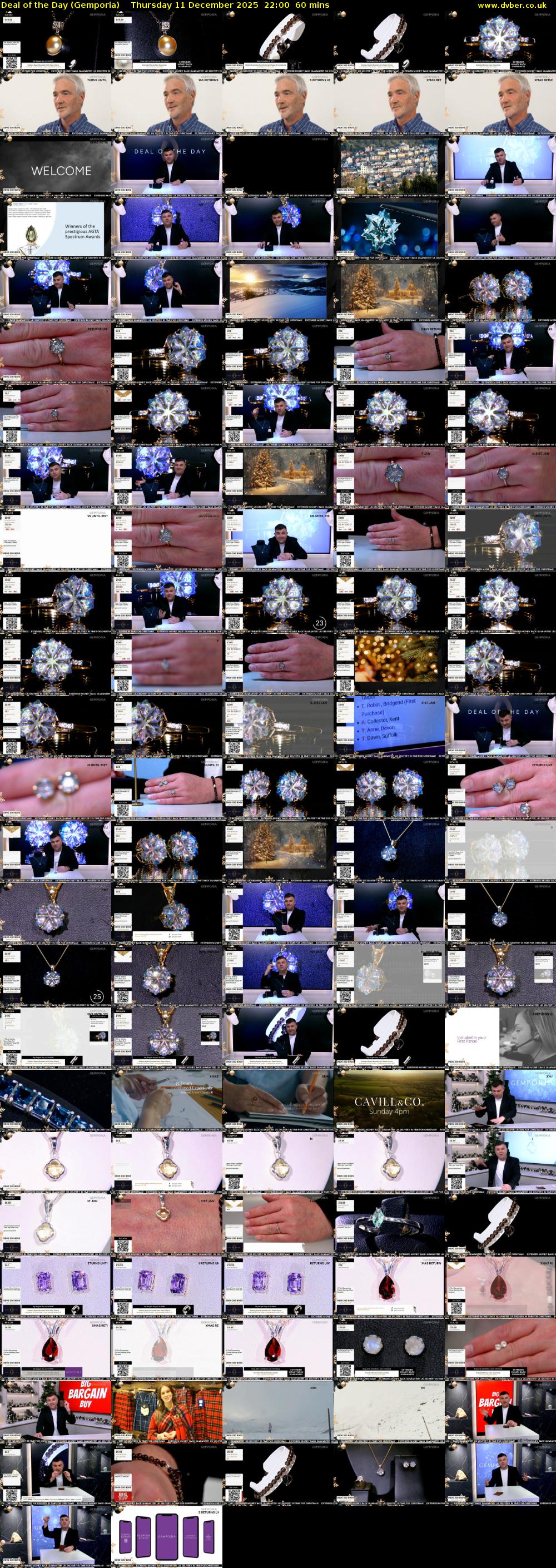 Deal of the Day (Gemporia) Thursday 11 December 2025 22:00 - 23:00