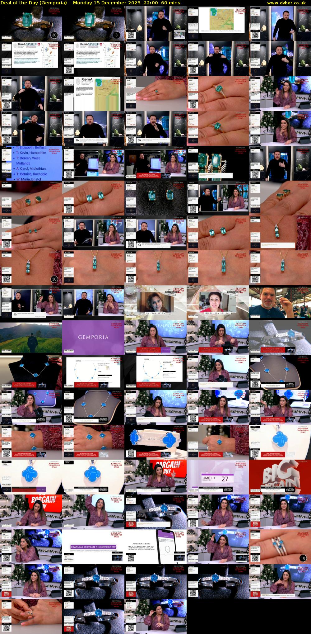 Deal of the Day (Gemporia) Monday 15 December 2025 22:00 - 23:00