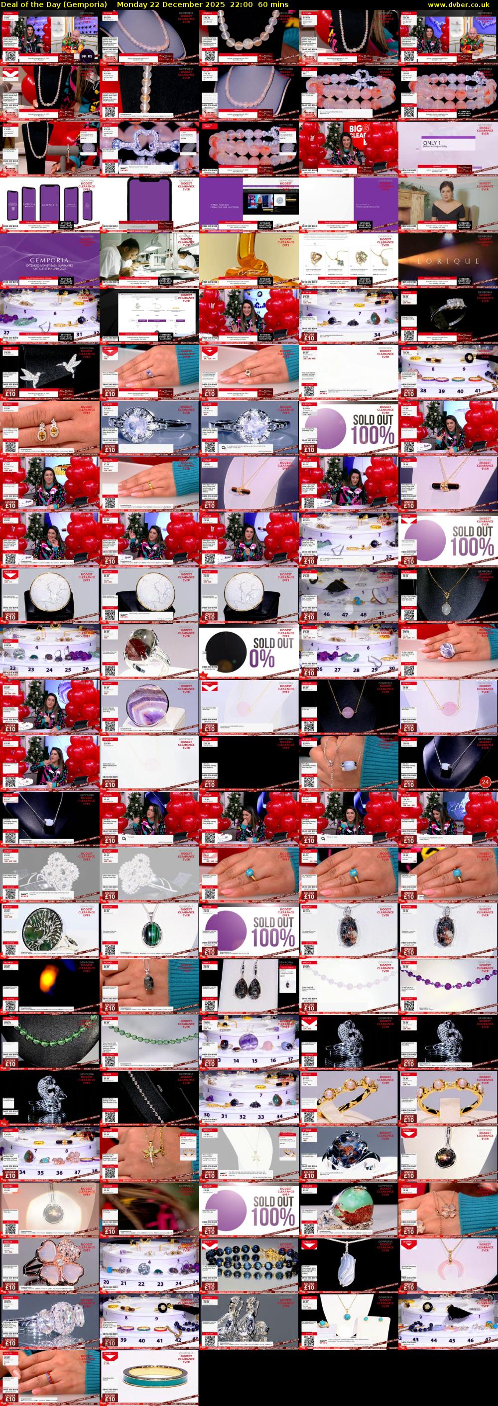 Deal of the Day (Gemporia) Monday 22 December 2025 22:00 - 23:00