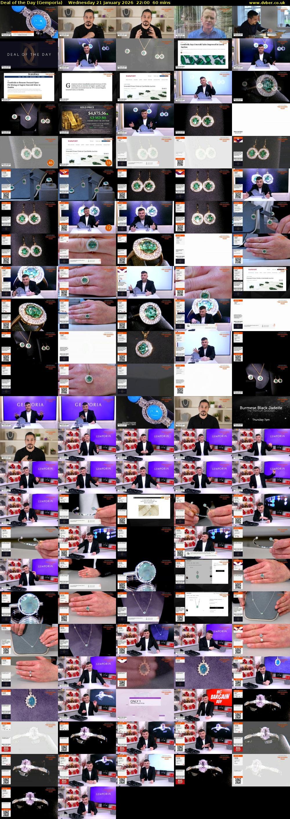 Deal of the Day (Gemporia) Wednesday 21 January 2026 22:00 - 23:00