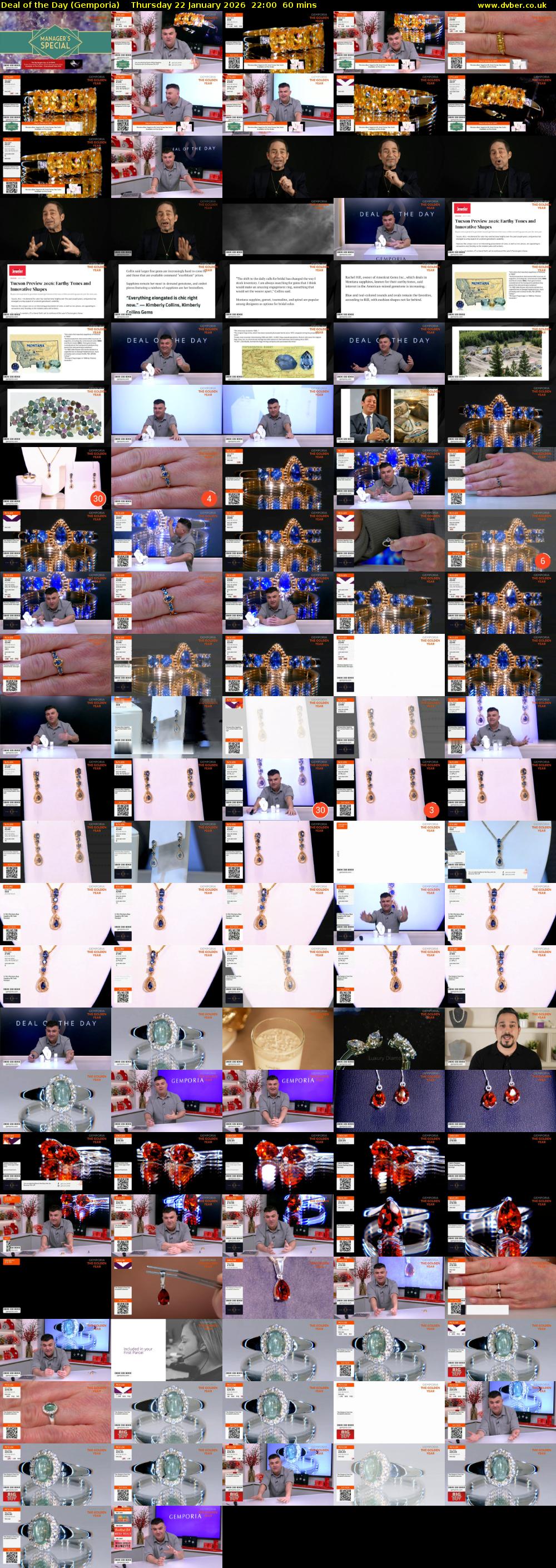 Deal of the Day (Gemporia) Thursday 22 January 2026 22:00 - 23:00