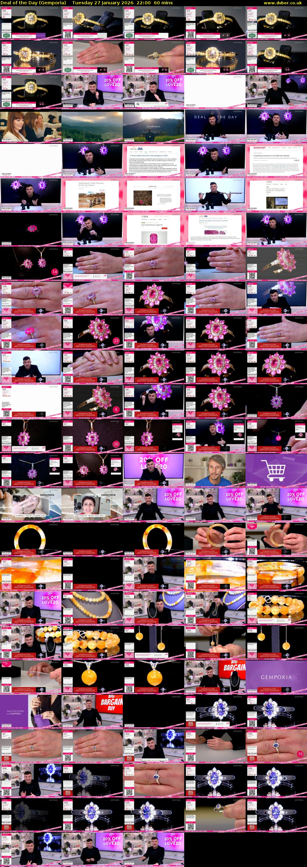 Deal of the Day (Gemporia) Tuesday 27 January 2026 22:00 - 23:00