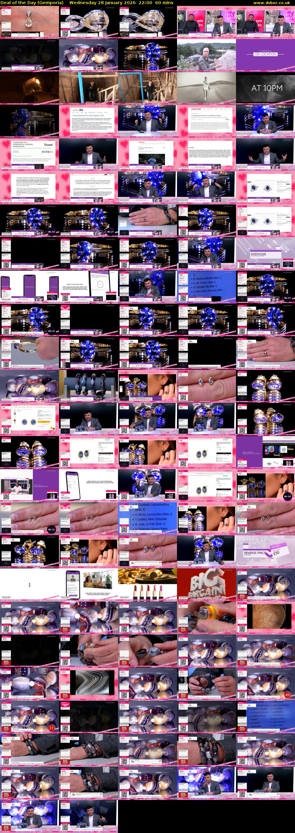 Deal of the Day (Gemporia) Wednesday 28 January 2026 22:00 - 23:00