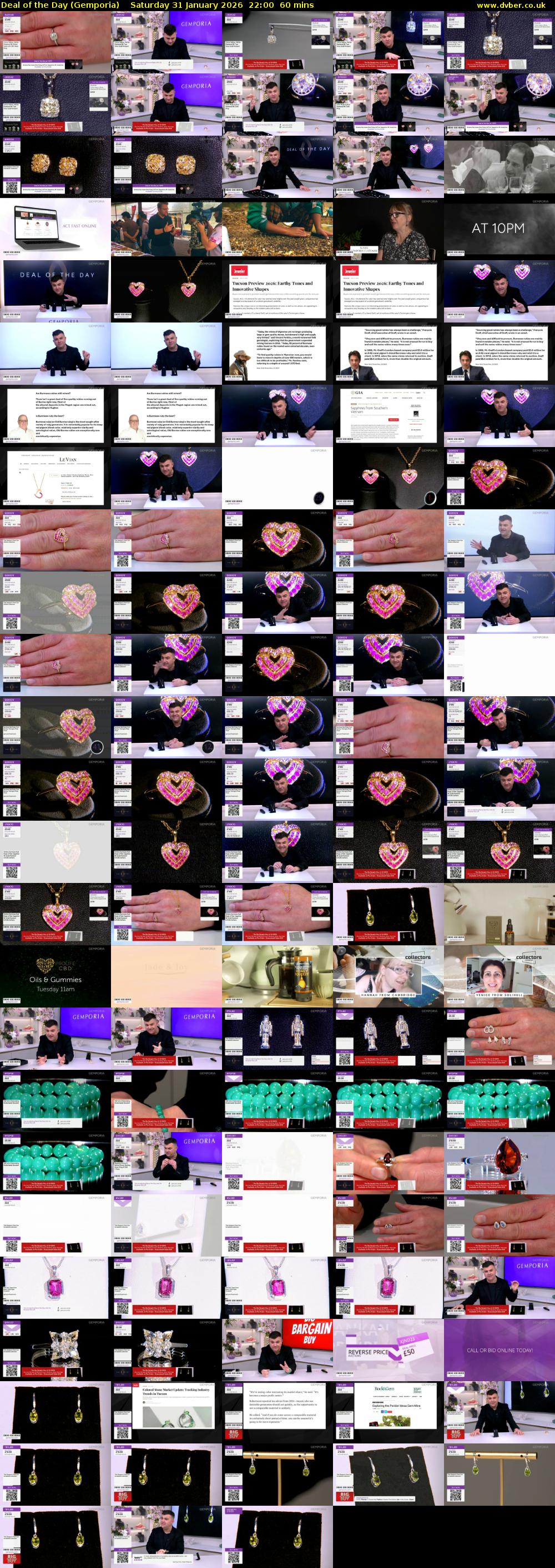 Deal of the Day (Gemporia) Saturday 31 January 2026 22:00 - 23:00