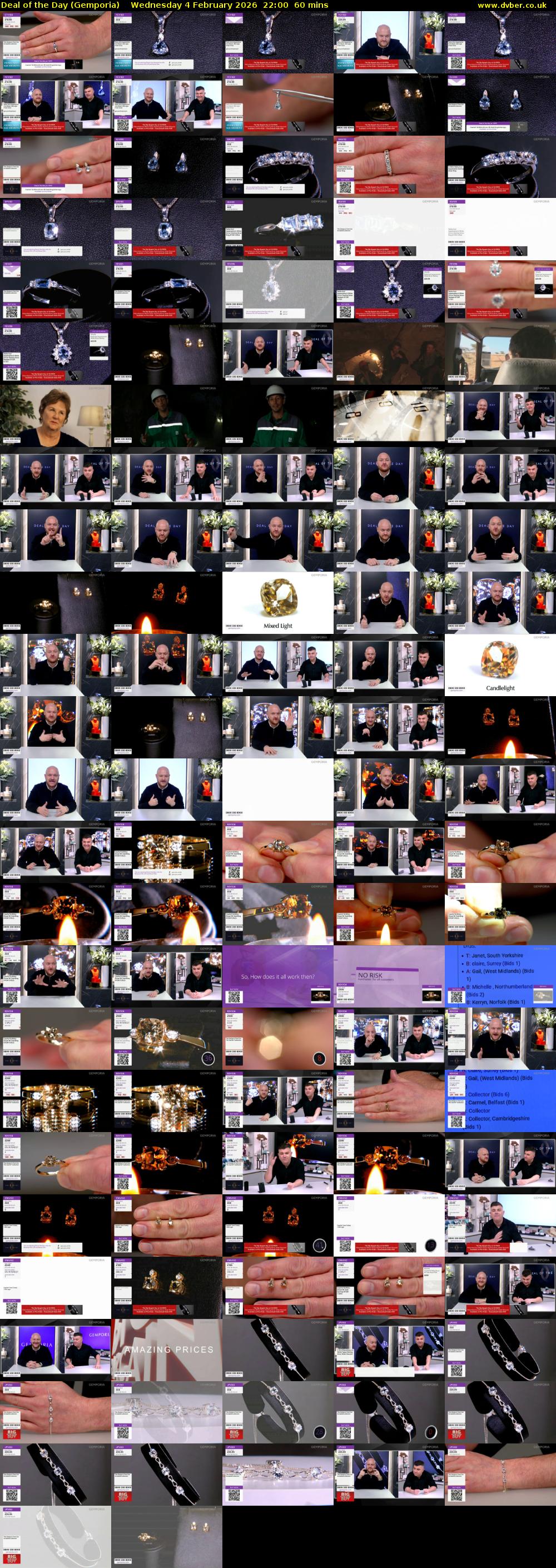 Deal of the Day (Gemporia) Wednesday 4 February 2026 22:00 - 23:00