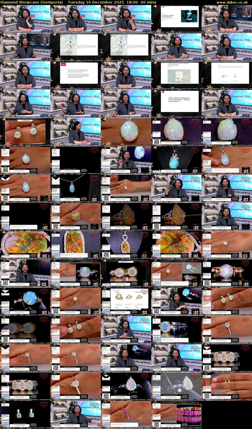 Diamond Showcase (Gemporia) Tuesday 16 December 2025 18:00 - 19:00