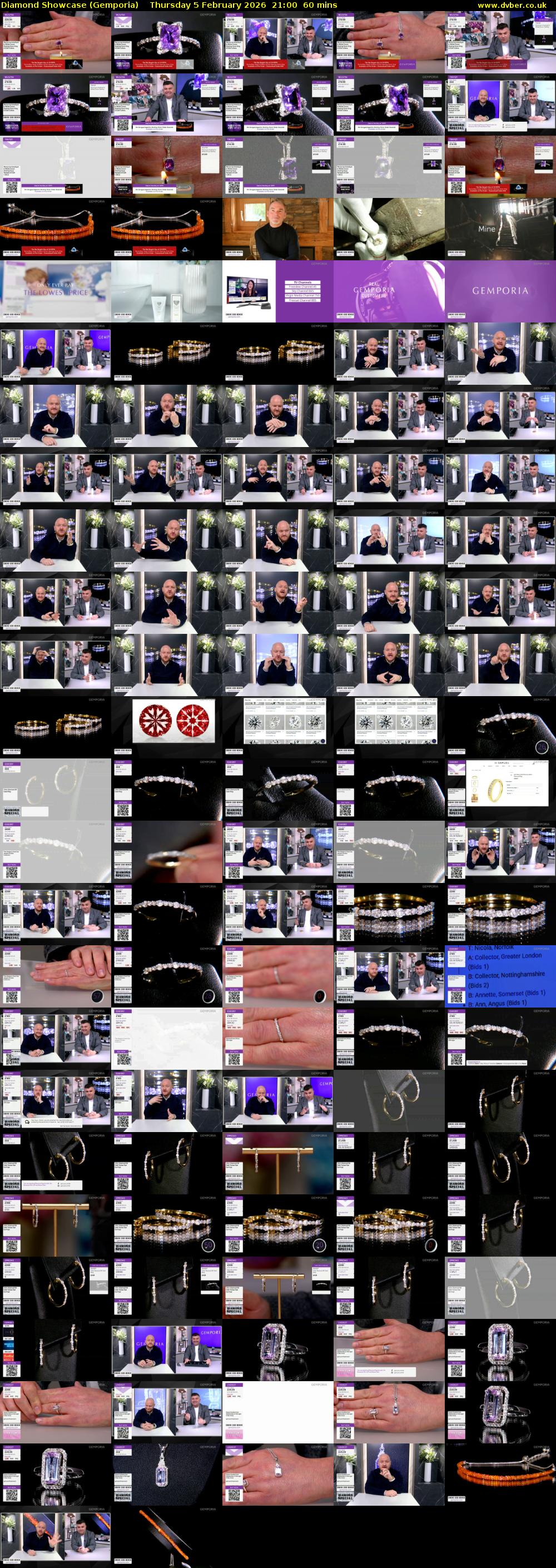 Diamond Showcase (Gemporia) Thursday 5 February 2026 21:00 - 22:00