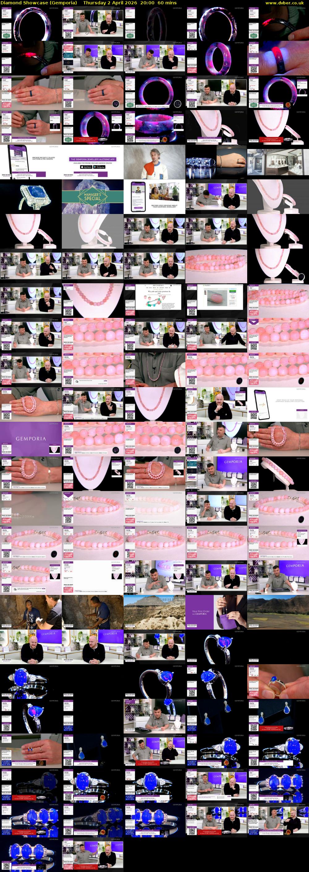 Diamond Showcase (Gemporia) Thursday 2 April 2026 20:00 - 21:00