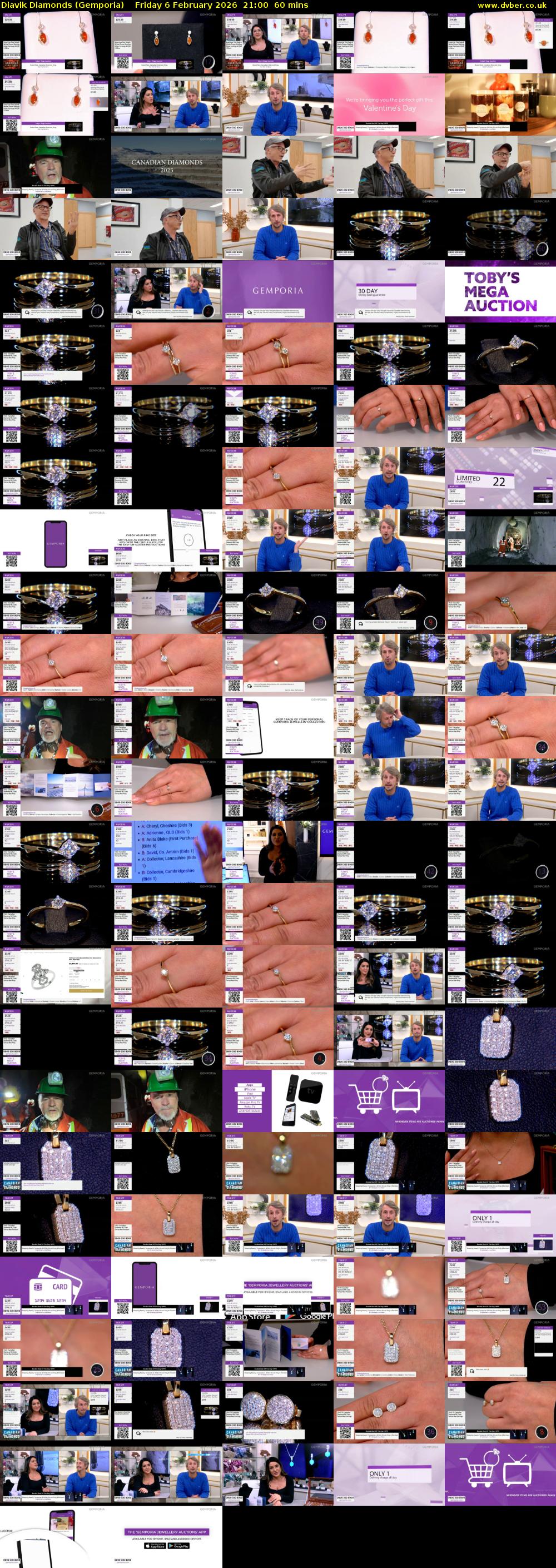 Diavik Diamonds (Gemporia) Friday 6 February 2026 21:00 - 22:00