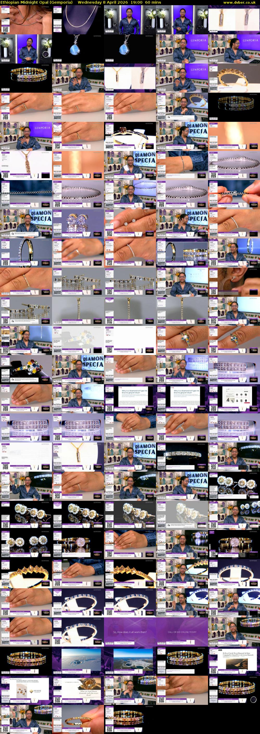 Ethiopian Midnight Opal (Gemporia) Wednesday 8 April 2026 19:00 - 20:00