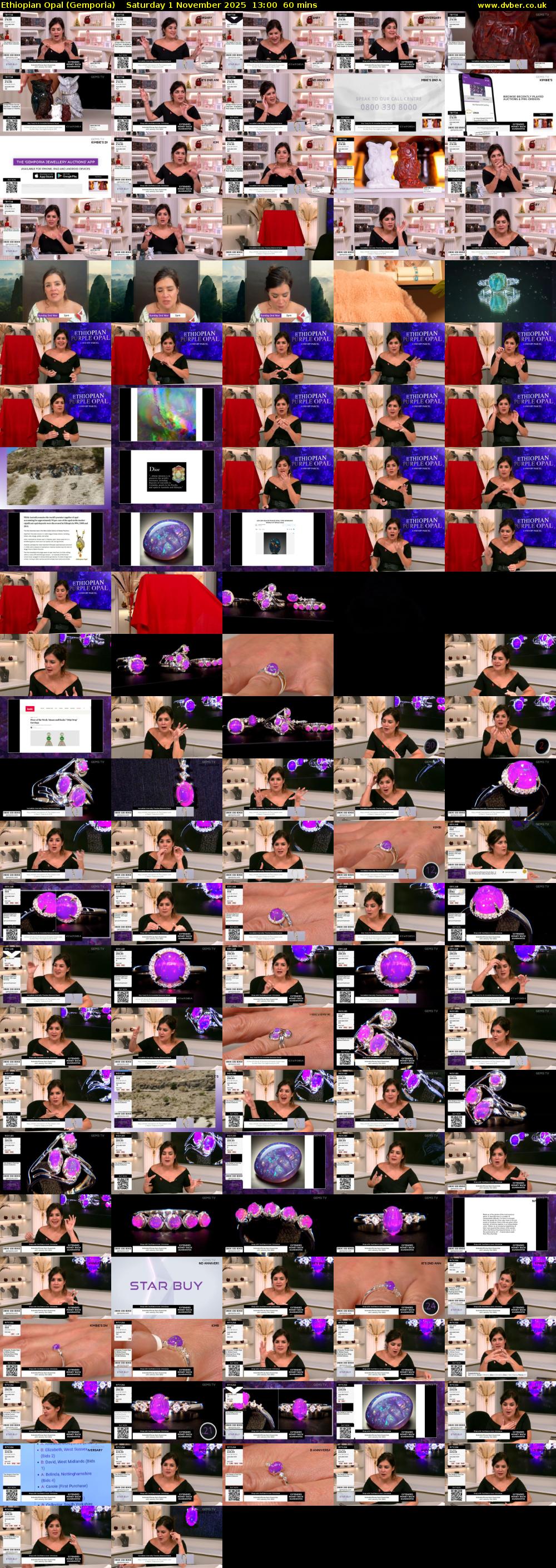 Ethiopian Opal (Gemporia) Saturday 1 November 2025 13:00 - 14:00