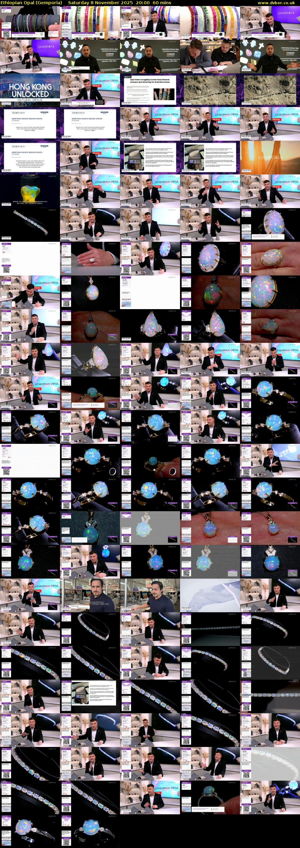 Ethiopian Opal (Gemporia) Saturday 8 November 2025 20:00 - 21:00