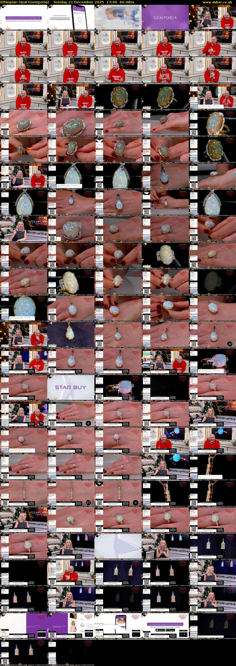 Ethiopian Opal (Gemporia) Sunday 21 December 2025 17:00 - 18:00