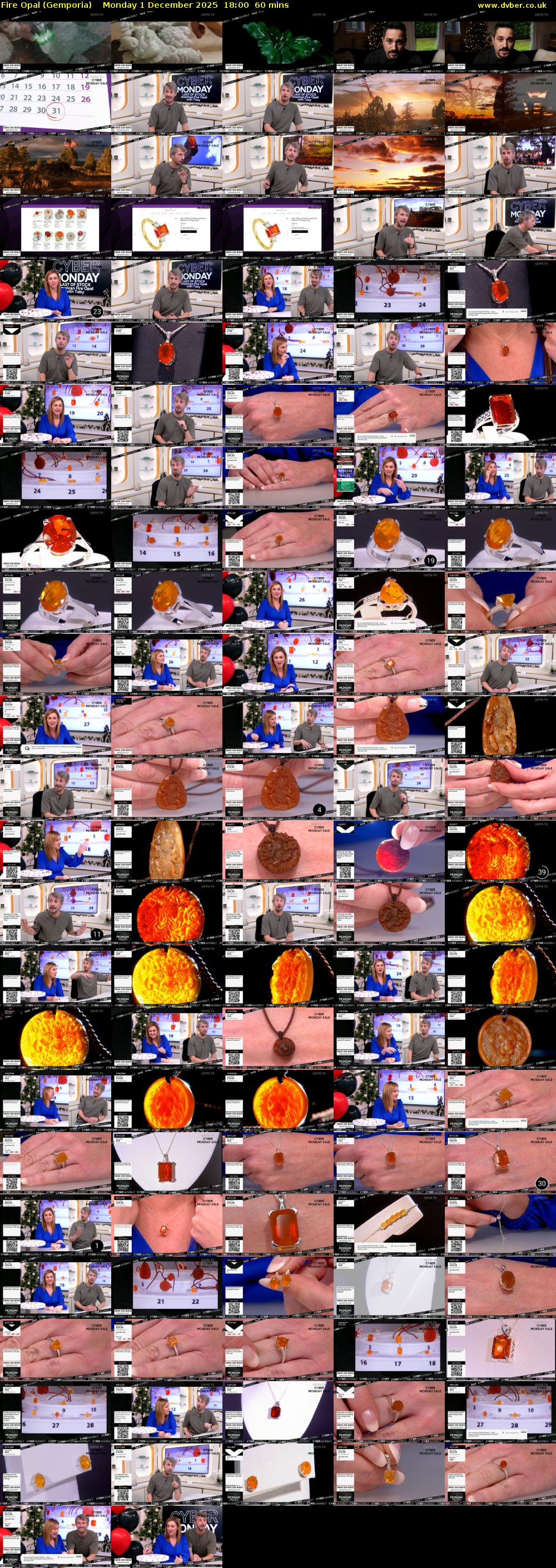 Fire Opal (Gemporia) Monday 1 December 2025 18:00 - 19:00